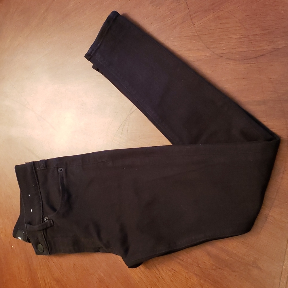 Express Mid Rise Black Skinny Jeans Size 6